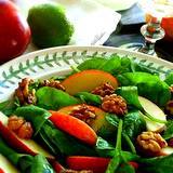 a photo of a plate of a green leafy salad a natural food source of silicon